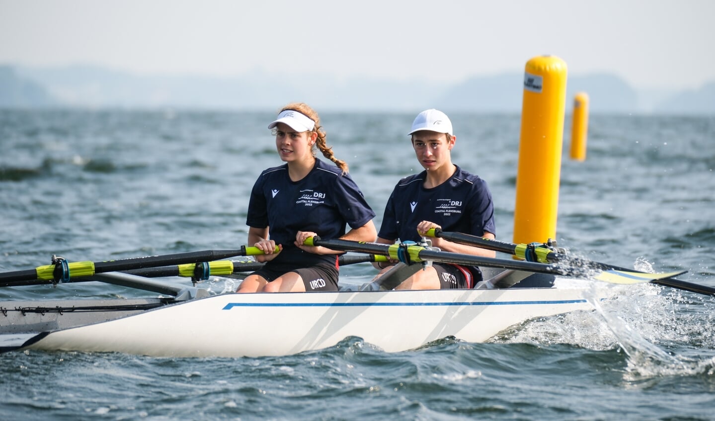 Die Deutsche Ruderjugend-Nationalmannschaft bereitet sich bereits seit einigen Tagen in Flensburg auf das Coastal Rowing-Event vor.