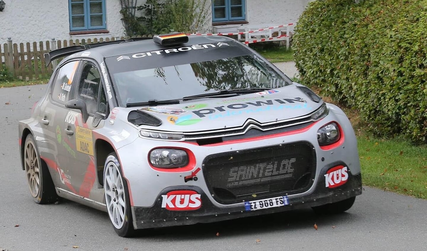 Marijan Griebel und Beifahrer Tobias Braun peilen den Gesamtsieg mit einem Erfolg bei der Cimbern Rallye an.