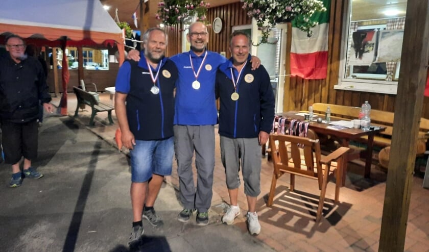 Werner Schmidt, Andreas Creutzberg og Mikel Heske er de bedste petanquespillere i deres aldersgruppe i det nordlige Tyskland. 