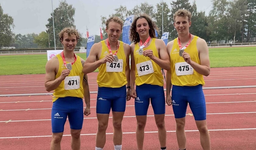 Die 4x100 Meter Staffel der LG Flensburg sicherte sich Platz zwei bei den Norddeutschen Meisterschaften in Rostock.