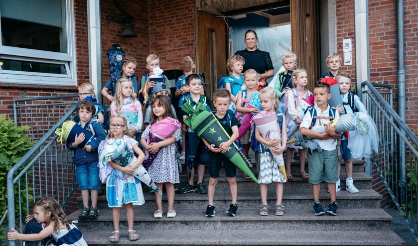 Den nye 1.a på Harreslev-Kobbermølle Danske Skole.