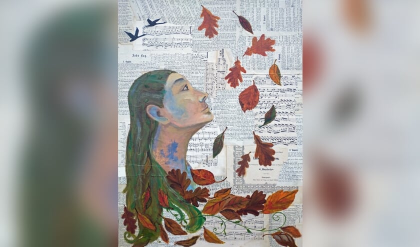 Udsnit af en collage lavet af Annie Margrethe Glistrup. Foto: