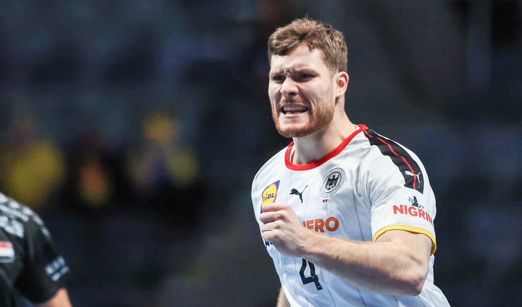 Johannes Golla gewann mit Deutschland gegen Ägypten.