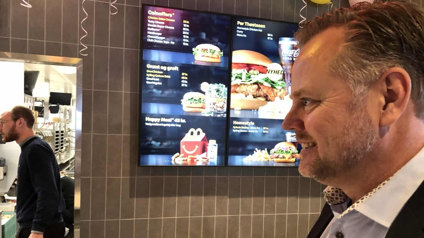 Franchisetager Michael Rolver er ikke overrasket over, at McDonald's har trukket andre virksomheder til Kliplev.