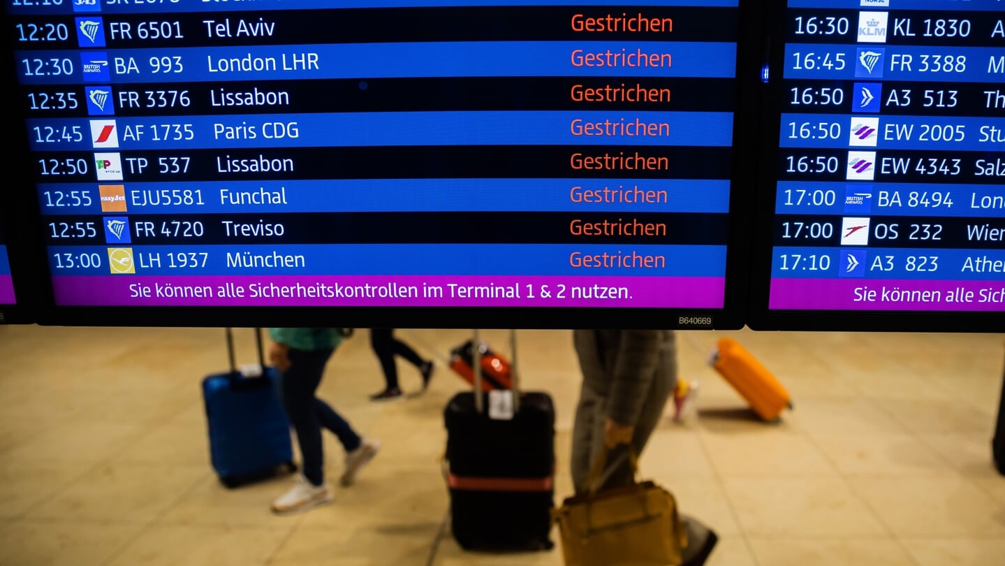 En omfattende strejke har ramt Berlin Brandenburg-lufthavnen. Alle afgange er aflyst. Foto: 