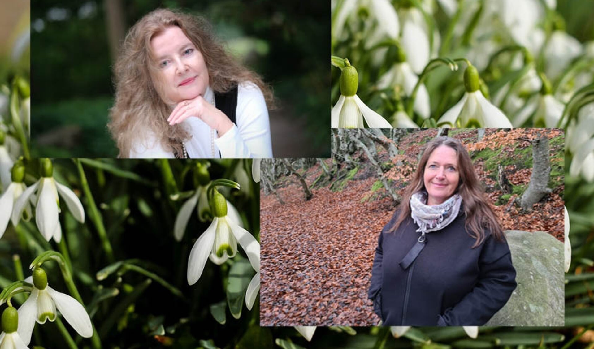 Annegret Friedrichsen (øverts tv) og Sonja Paulsen (nederst th)