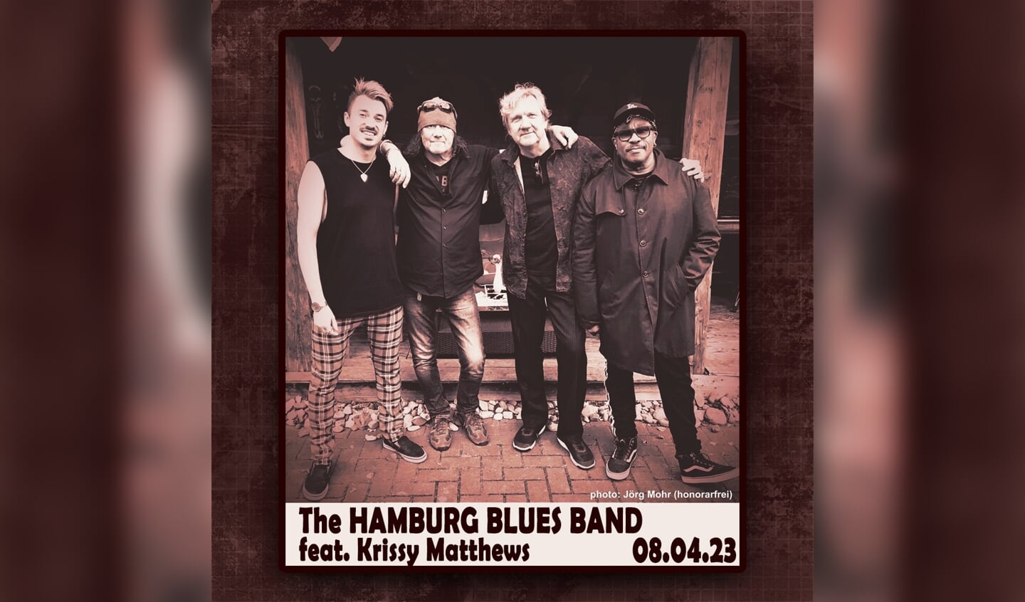 The Hamburg Blues Band feat. Krissy Matthews spielt am 8. April im Roxy.