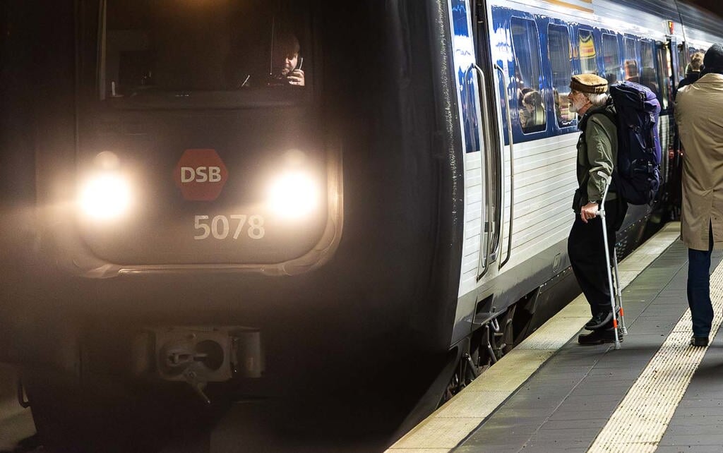 Togene kører - selvom det altså står anført hos Deutsche Bahn at de ikke gør. Foto: