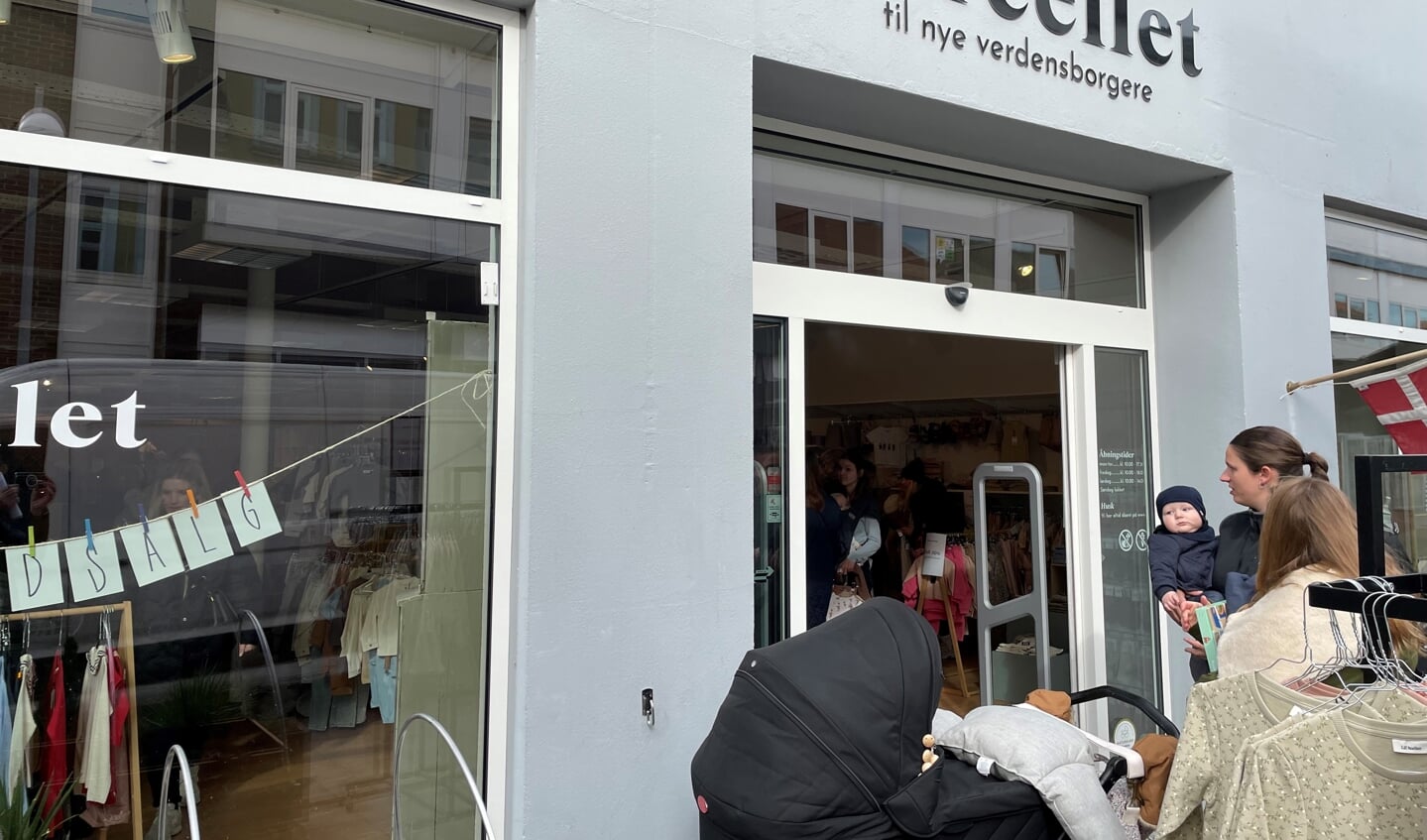 Senest har børnetøjsbutikken Parcellet på Perlegade meldt ud, at den lukker. Foto: