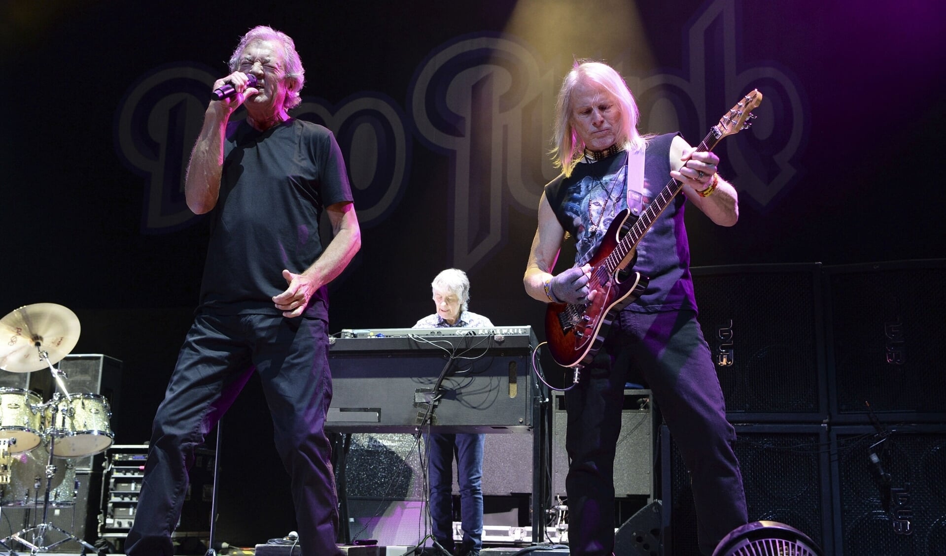 Den 77-årige forsanger Ian Gillan kommer med sit verdenskendte band Deep Purple og spiller i Tivoli til Fredagsrock. Foto: