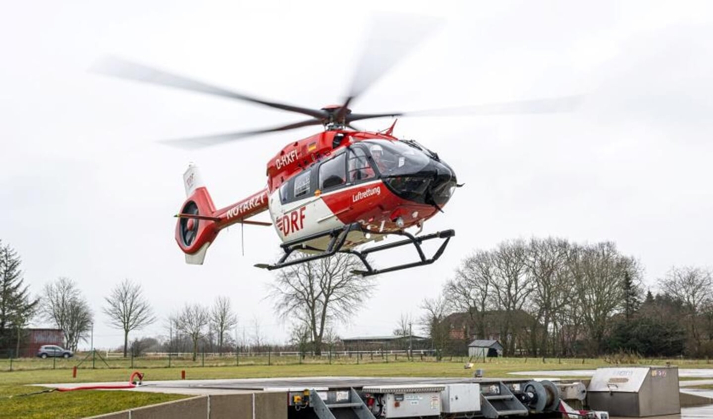 Den nye helikopter har fem rotorblade. Den tidligere model havde fire. Foto: 