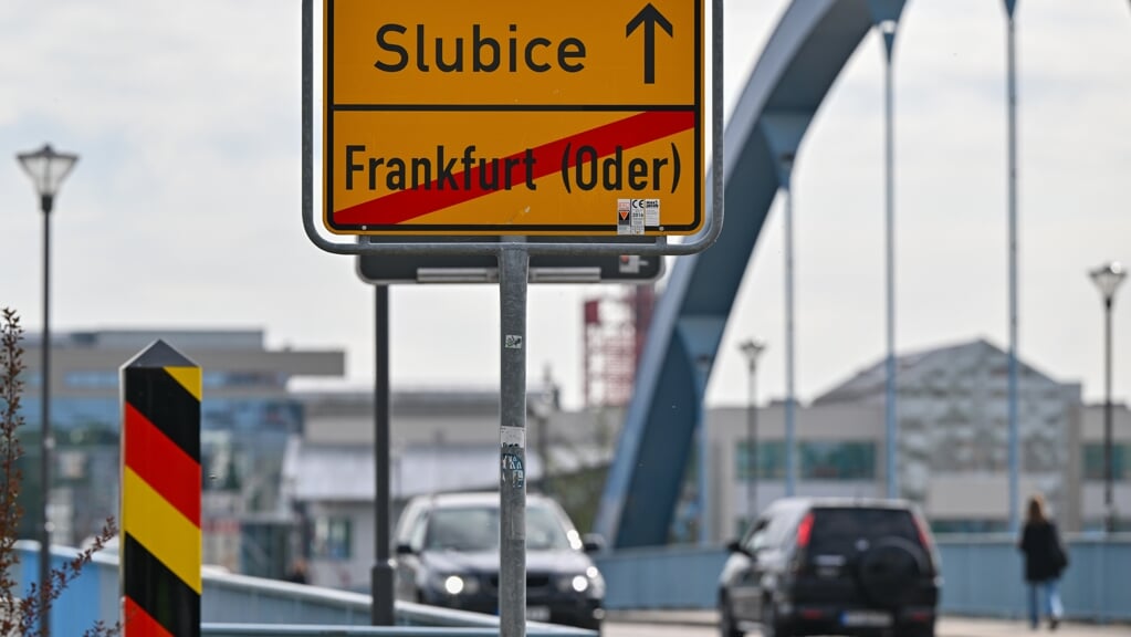 Foreløbig er der ingen permanent kontrol mellem for eksempel Frankfurt/Oder og polske  Slubice. Foto: 