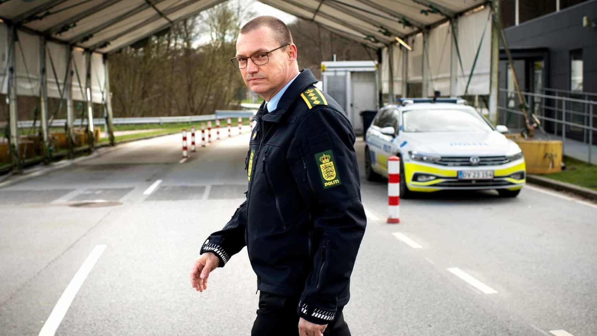 Fungerende politiinspektør Jesper Hansen er linjechef for politiets Udlændingekontrolafdeling Vest. Foto: 