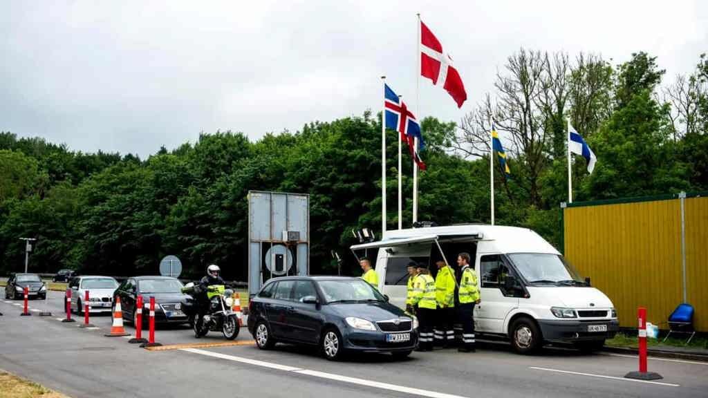 Den 42-årige mand blev anholdt ved den dansk-tyske grænse søndag aften. Arkivfoto: 