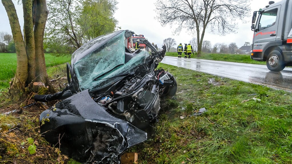 Det vides ikke, hvad der forårsagede ulykken på B199.

Fotos: Heiko Thomsen
