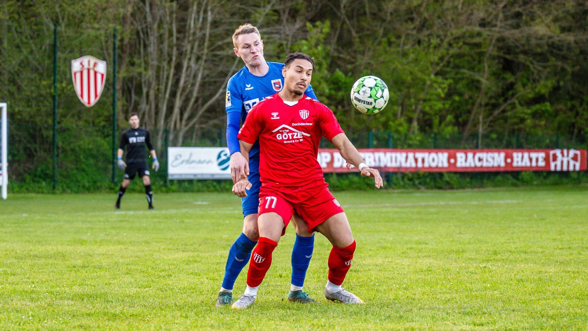 Aaron Adonai Sinclair sorgte für den zwischenzeitlichen Anschlusstreffer der SdU-Kicker.