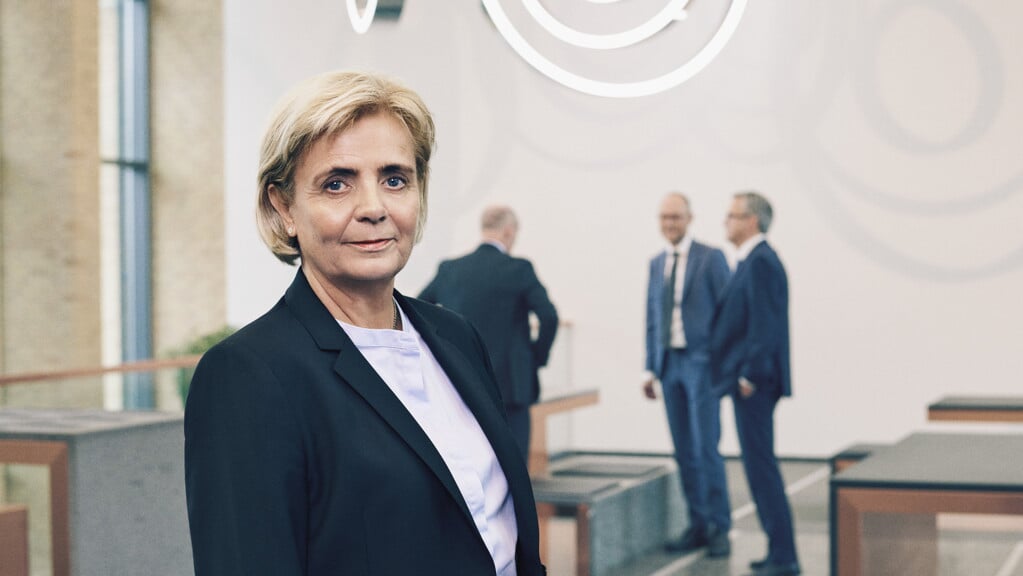 Karen Frøsig afleverede sit sidste regnskab som administrerende direktør i Sydbank A/S. Arkivfoto: 