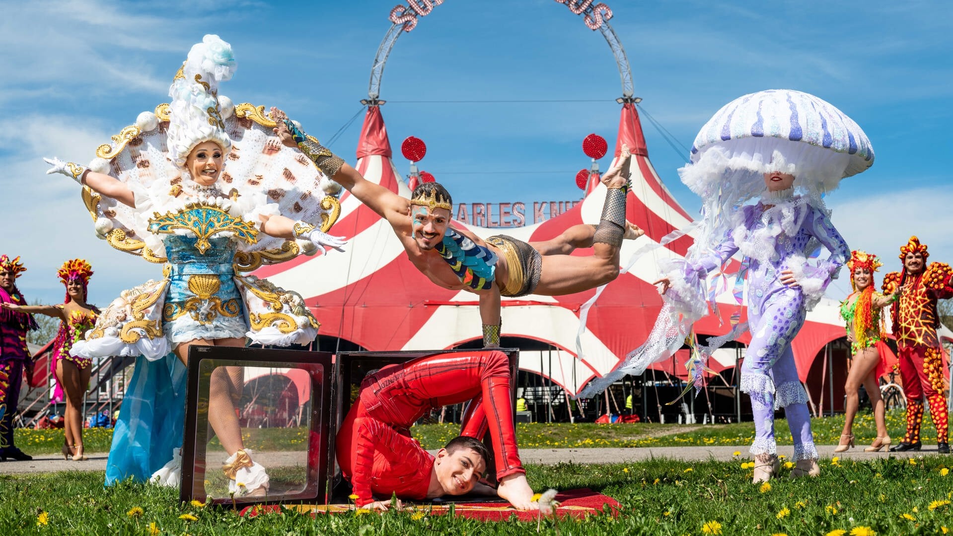 Fast nur noch menschliche Artisten: Der Zirkus Charles Knie hat sein Programm völlig umgestellt. Foto: