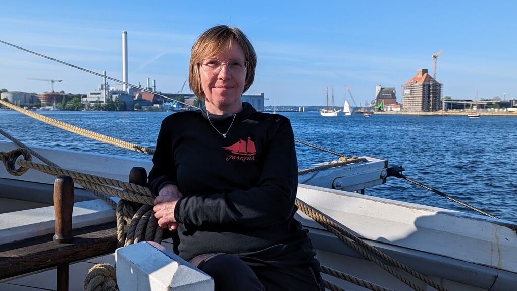 Heike Knudsen har sejlet med Martha siden 2017. Foto: