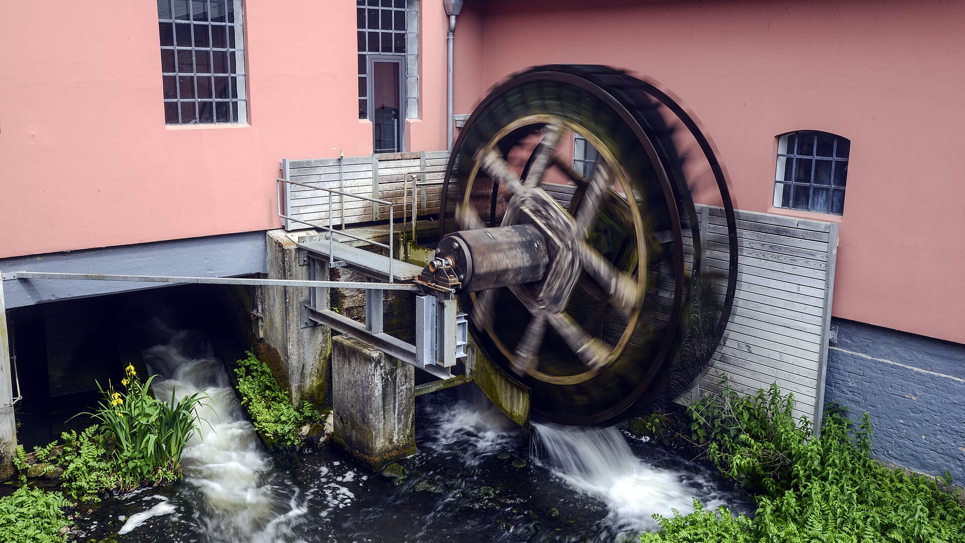 Vandkraften fra Krusåen udnyttede man til at forarbejde kobber, der blev sejlet ind i Flensborg Fjord fra Norge. Foto: