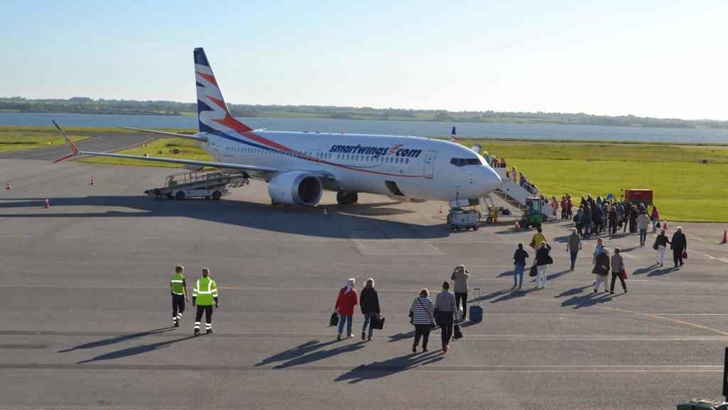 Sønderborg Lufthavn sendte i den forgangne uge et charterfly til det sydlige Portugal. Foto: 