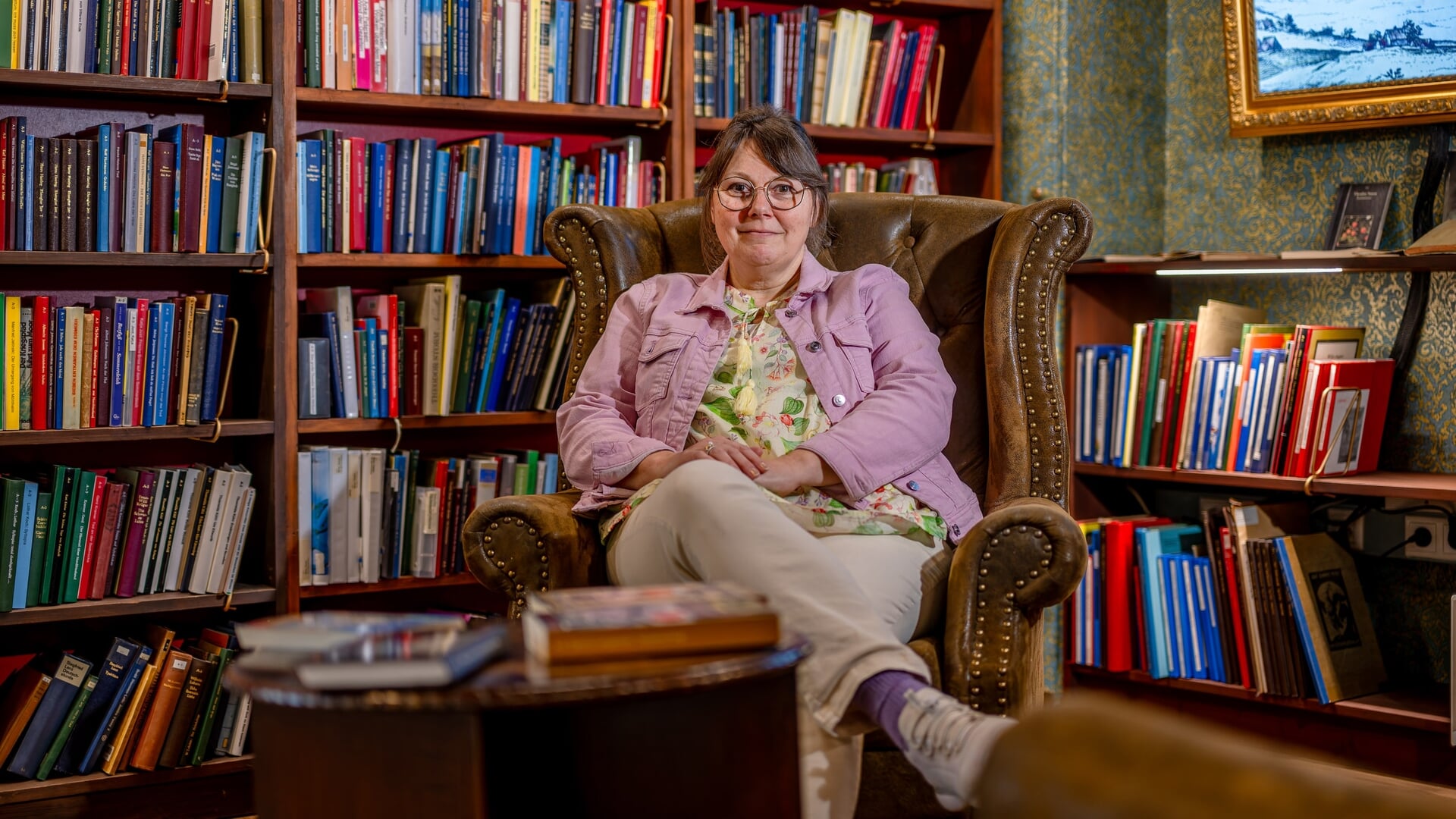 Da Johanne Pasgaard for et par år siden besøgte biblioteket i Flensborg, sagde hun - mest for sjov - at her skulle hun da være. Men muligheden bød sig lige pludselig og nu er ny souschef på Dansk Centralbibliotek. Foto: