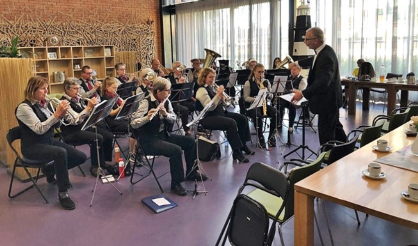 Muziekvereniging Oefening Baart Kunst verzorgt zaterdagavond 12 oktober een bevrijdingsconcert in de gymzaal in Hoofdplaat. Foto PR