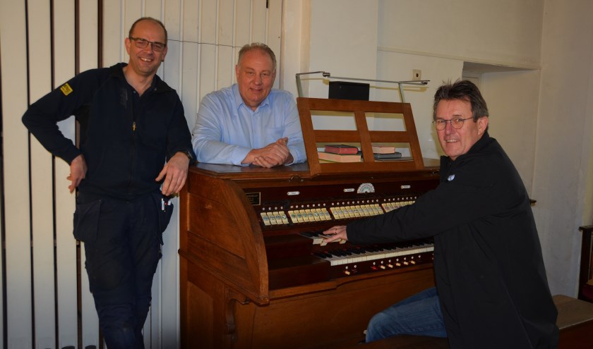 De leden van de Concertencommissie, van links naar rechts: Jan-Kees van Liere, Henk van der Eijk, Niko Fierloos.