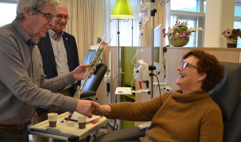 Vrijwilligers van Stichting Palazzoli stonden vorige week stil bij Wereldkankerdag.