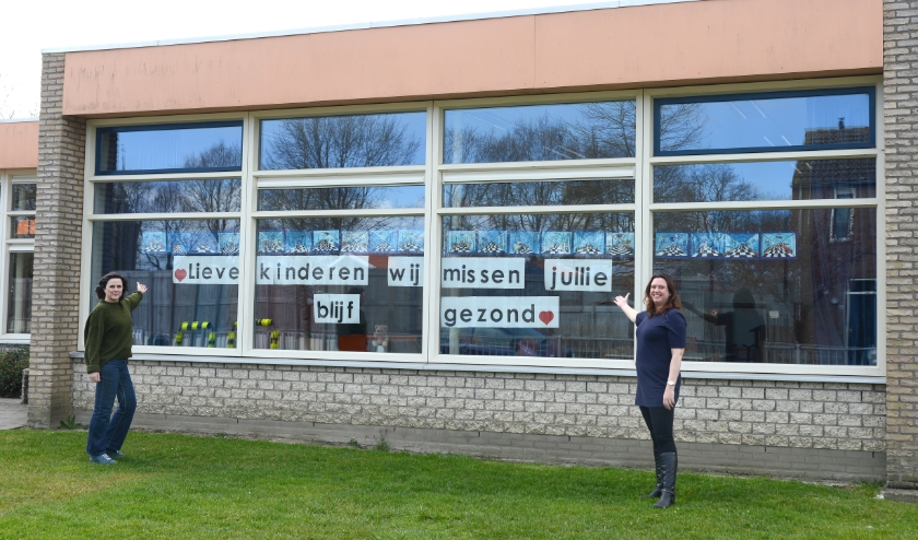 De docenten van OBS De Schuttershoek in IJzendijke missen hun leerlingen enorm... En dat mag iedereen weten!