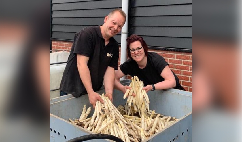 De Letter Asperges & Zo houdt extra bezorgronden om alle klanten te kunnen bedienen.