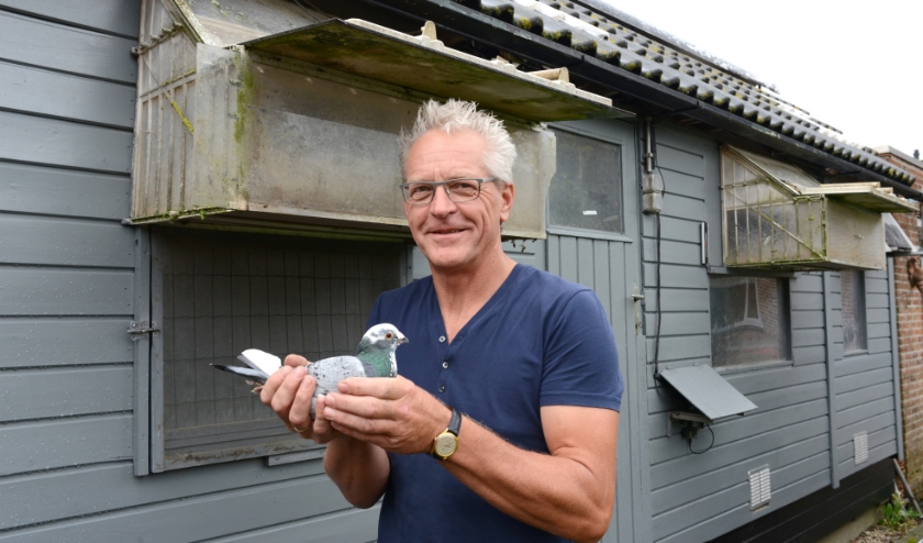 Duivenmelker Sjaak van de Sande. Foto Peter Verdurmen