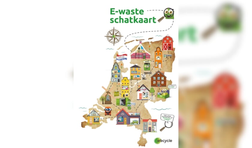 De schatkaart van Wecycle. Foto PR