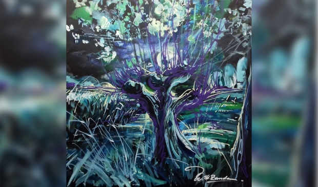 William, Kunstenaar, kunst, Landgoed, Zomeravond, Knotwilg