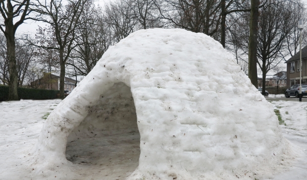 <p>De creatie van Team Captain Iglo trotseert de dooi</p>