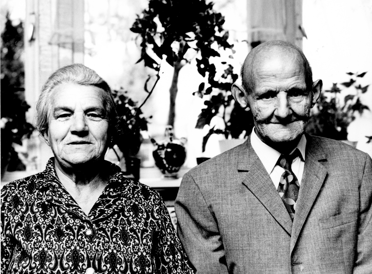 Pieta en Gerard Karssemakers- van Oirschot uit Boxtel vierden op 24 oktober 1973 hun gouden huwelijksfeest.