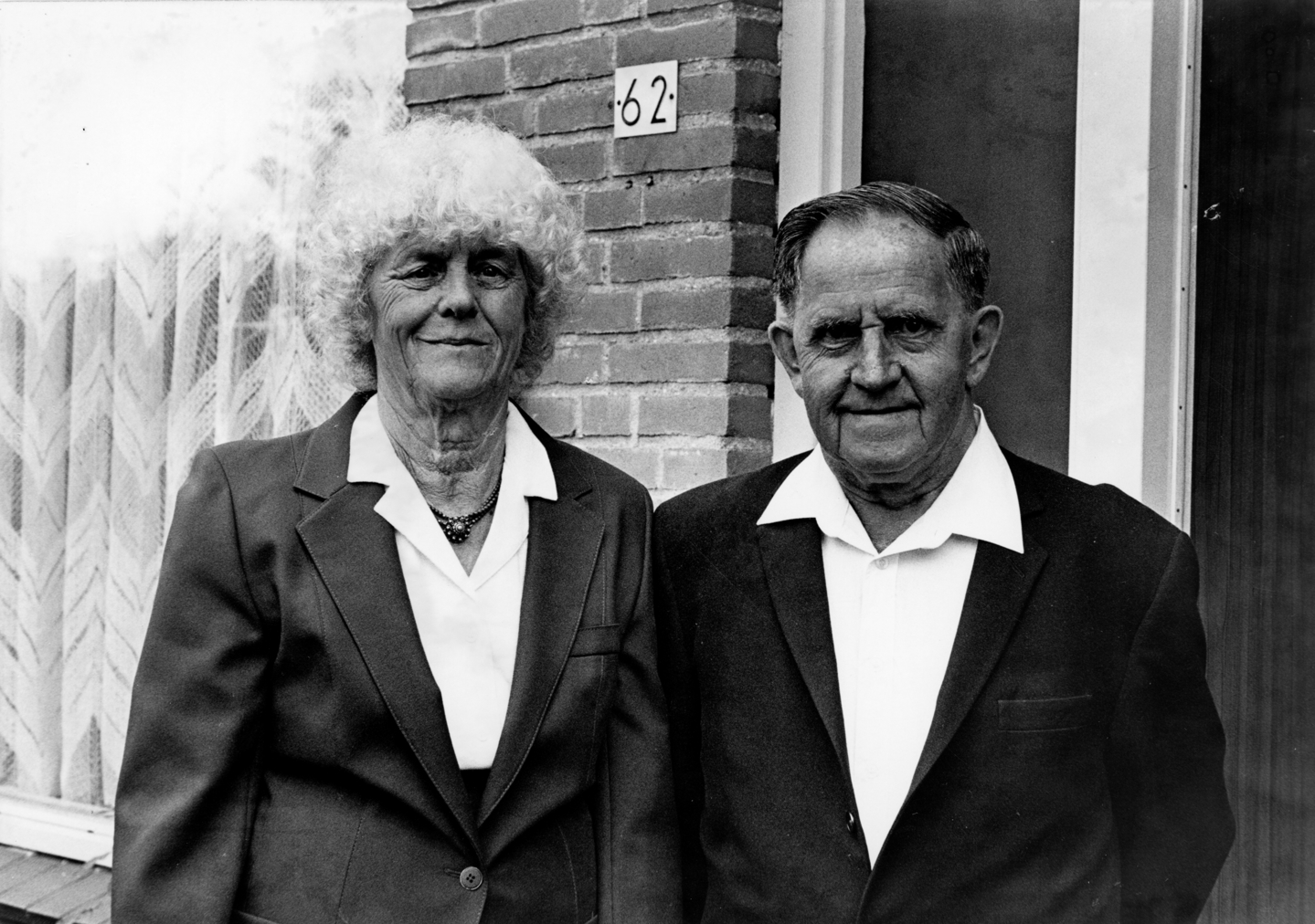 Mina en Willem Langenhuizen-Poirters uit de Boxtelse Van Leeuwenstraat vierden op 27 juli 1983 hun gouden huwelijksfeest.