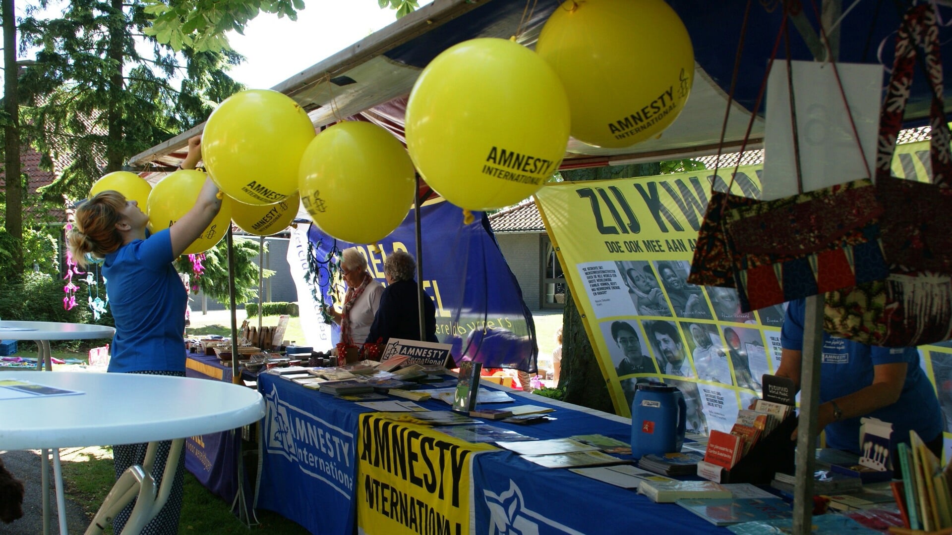 Amnesty International zoekt vrijwilligers voor de jaarlijkse huis-aan-huiscollecte in maart. 