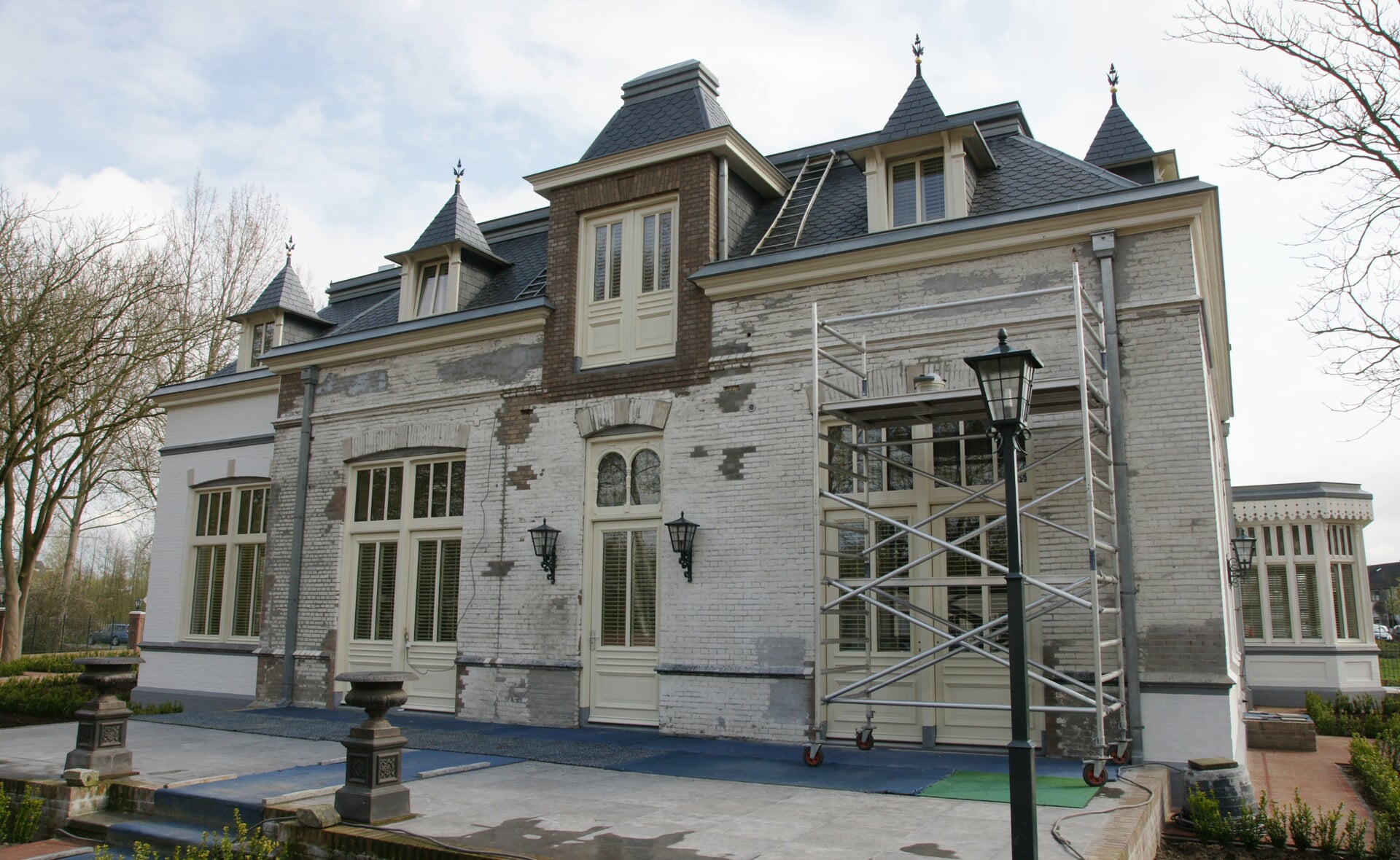 Achteraanzicht van Villa Catharina aan de Bosscheweg in Boxtel. (Archieffoto: Albert Stolwijk).