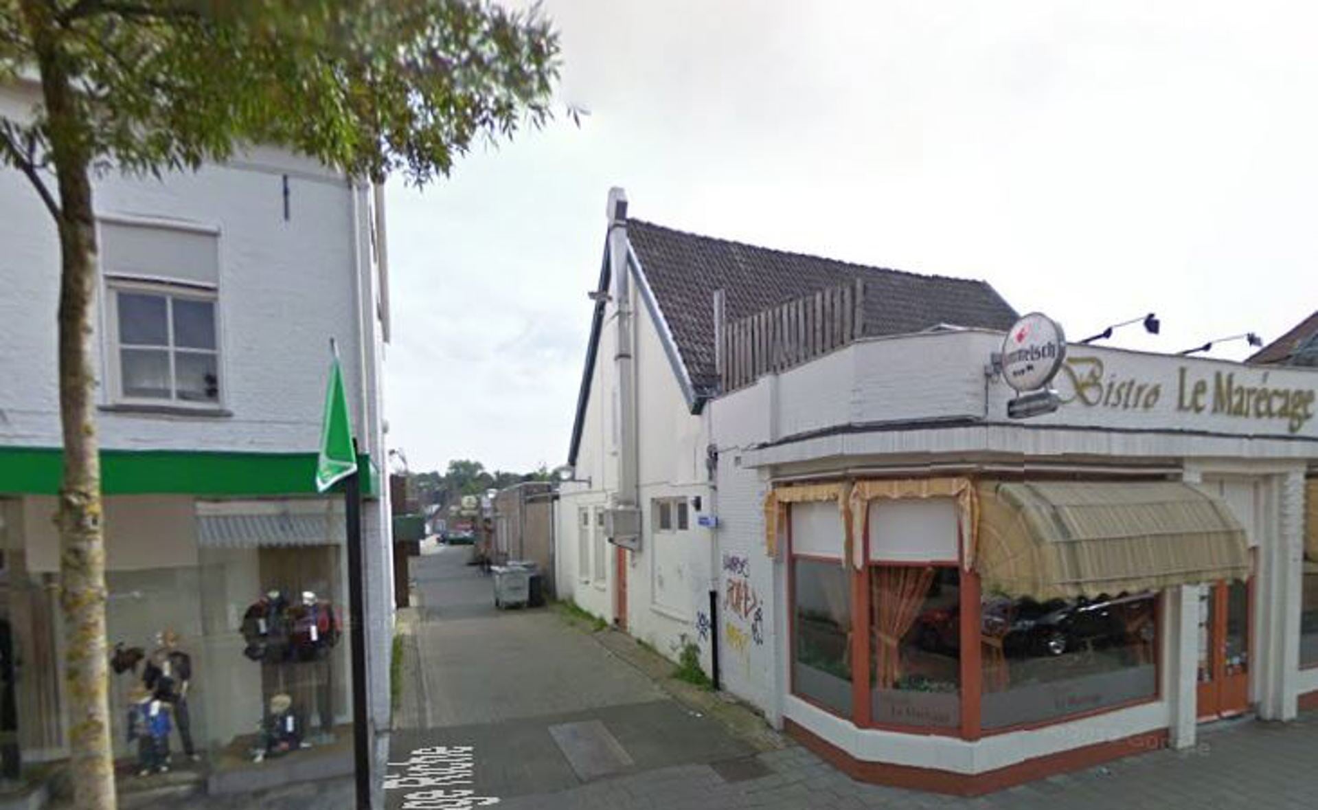 Het snookercentrum aan de Passage Riche (achter voormalig restaurant Le Marécage) wordt het nieuwe repetitielokaal van Boxtel's Harmonie. (Foto: Google Maps). 