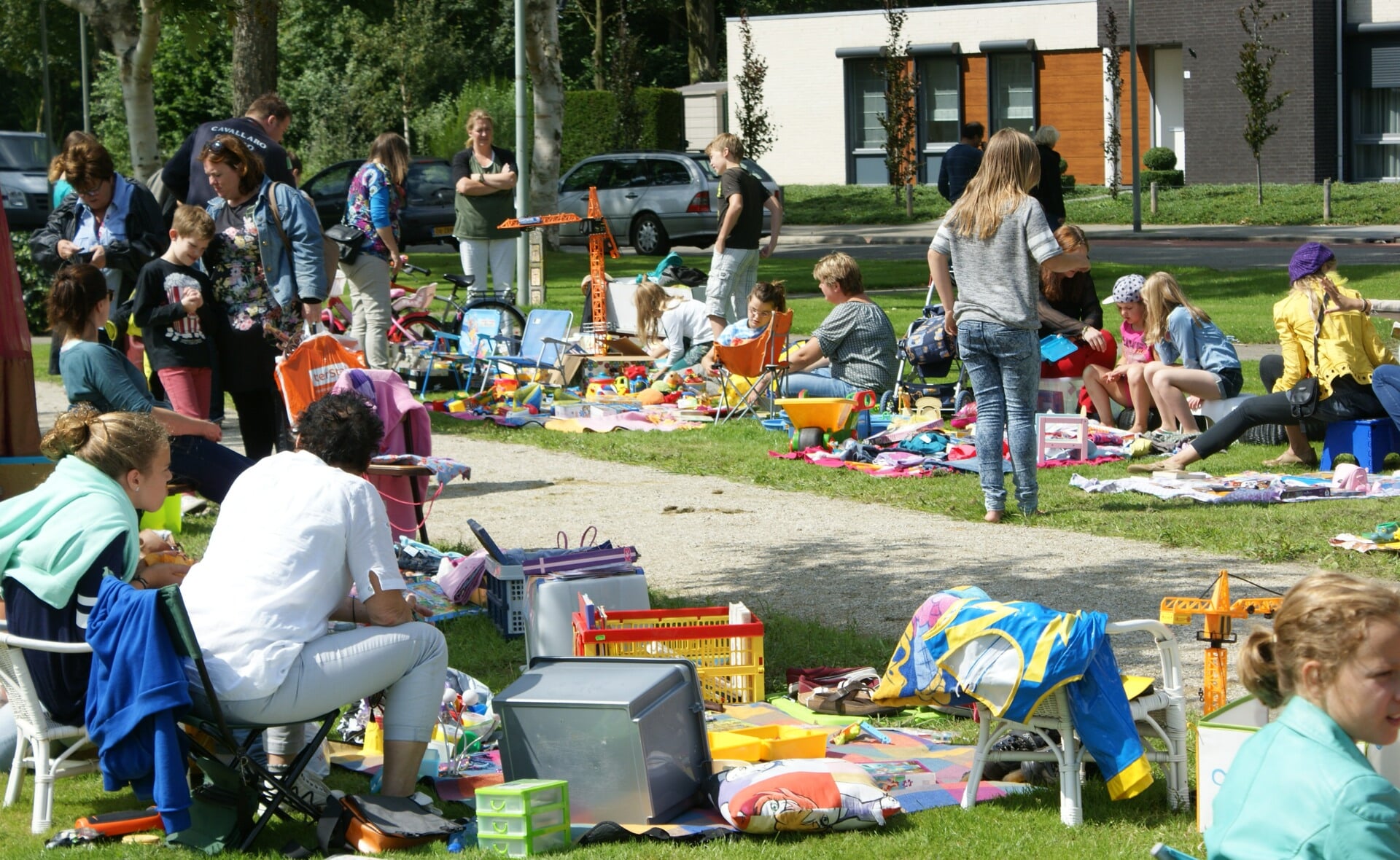 De traditionele Dubbeltjesmarkt bij de Kinderboerderij wordt dit jaar opnieuw twee keer gehouden in de zomervakantie. Op de woensdagen 22 juli en 26 augustus. (Foto: Stefan Latijnhouwers).  