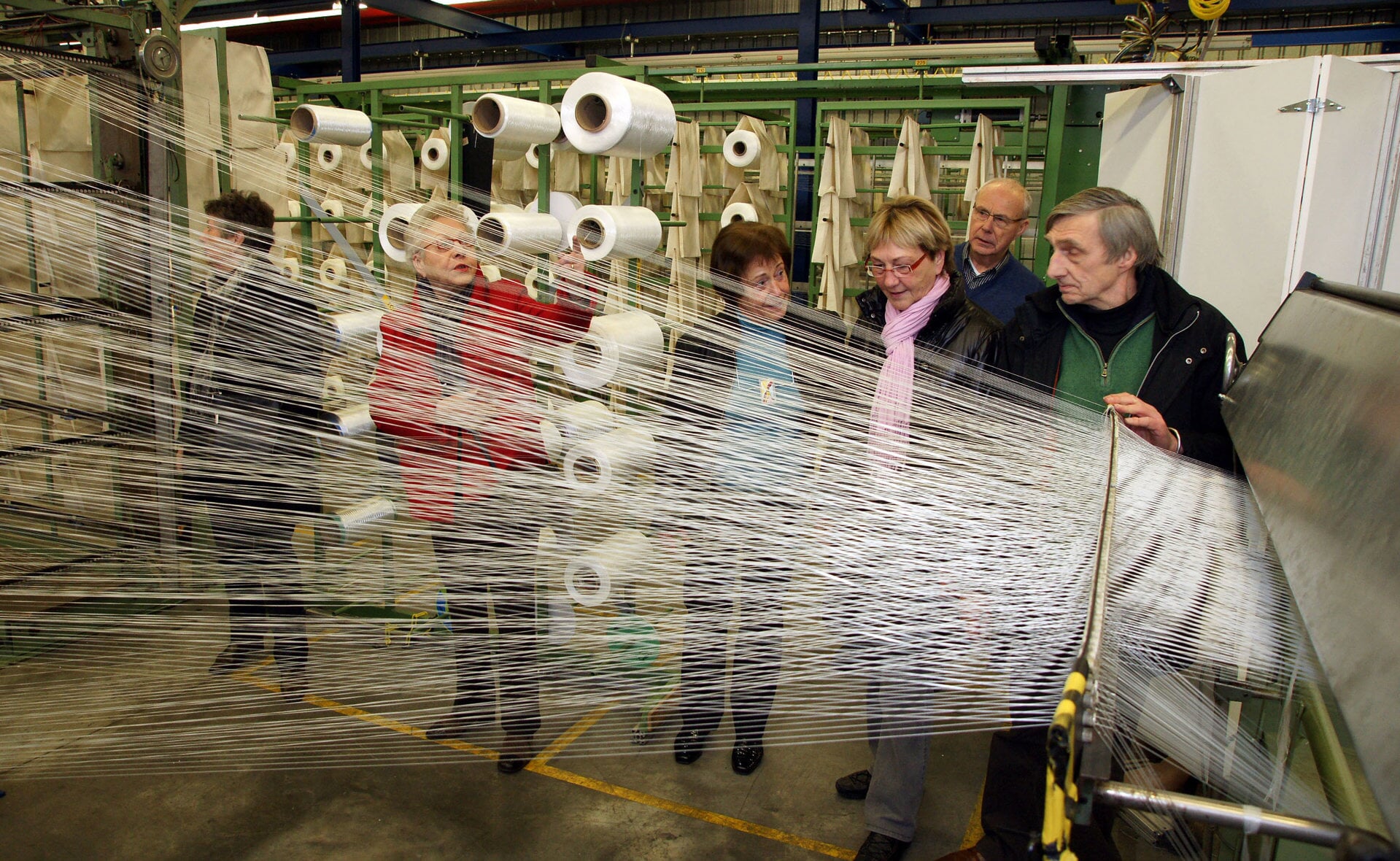 Impressie van het productieproces bij Van Oerle Alberton in 2009 (Foto: Albert Stolwijk).