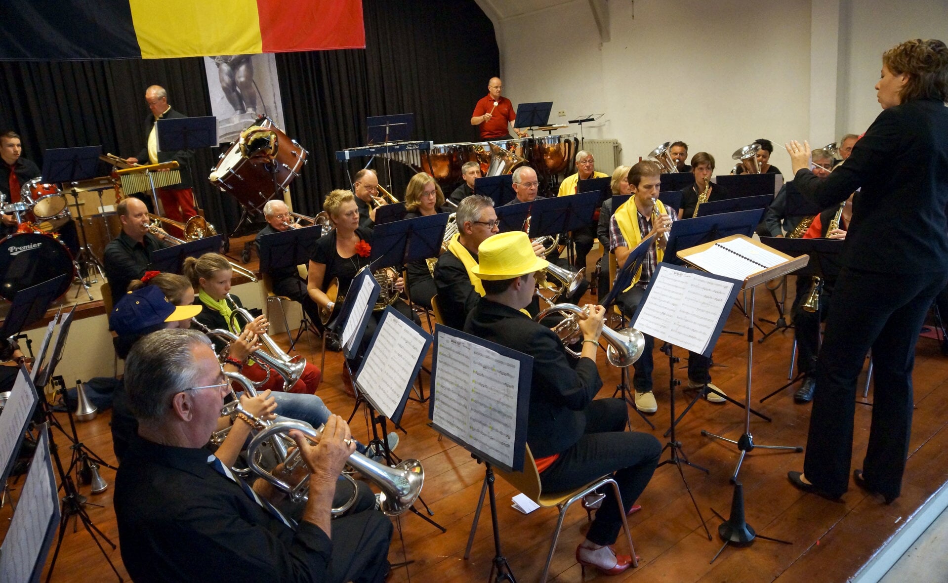 Fanfare Sint-Arnoldus speelt zondagavond in De Walnoot. Ook het muziekkorps uit Gemonde, fanfare Sint-Lambertus, treedt er op. (Foto: Albert Stolwijk, 2014). 