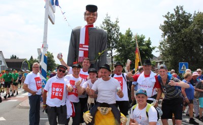 Reus Jas is vrijdag tijdens de Nijmeegse Vierdaagse talloze keren op de foto gezet... (Foto: Annelieke van der Linden).