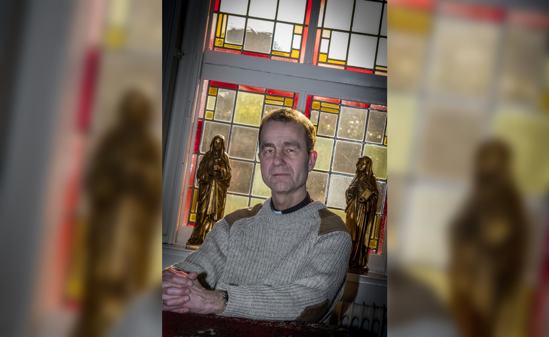 Pastoor Jacques Grubben wordt in februari opgevolgd door Geertjan van Rossem. (Foto: Peter de Koning). 
