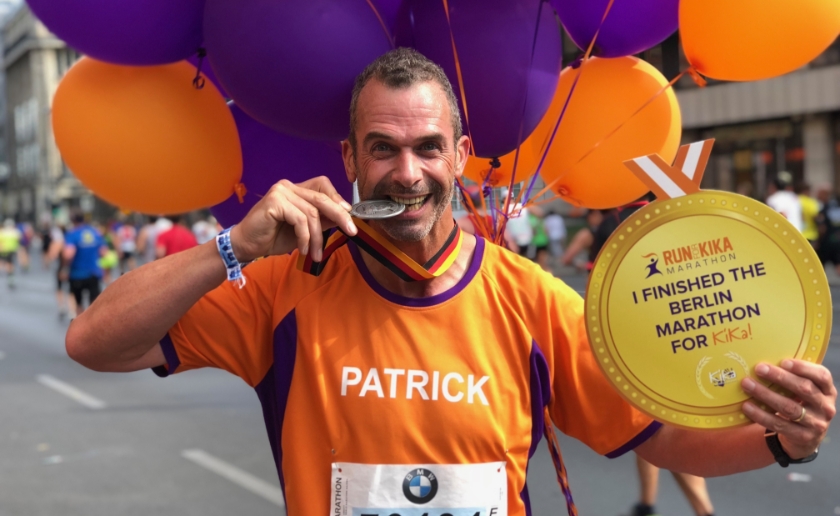 Patrick van den Aker is running all over the world voor KiKa en loopt het einde van het jaar een marathon in Londen en Valencia.