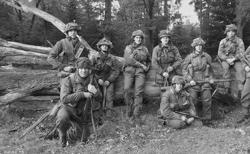 Esch in oorlogstijd. Foto: War Department/privécollectie van Roel Manders.