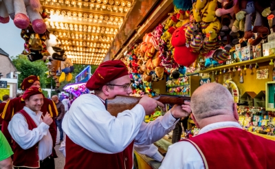 <p>Gemondse gildebroeder zet in 2019 het vizier op scherp in de schiettent. </p>