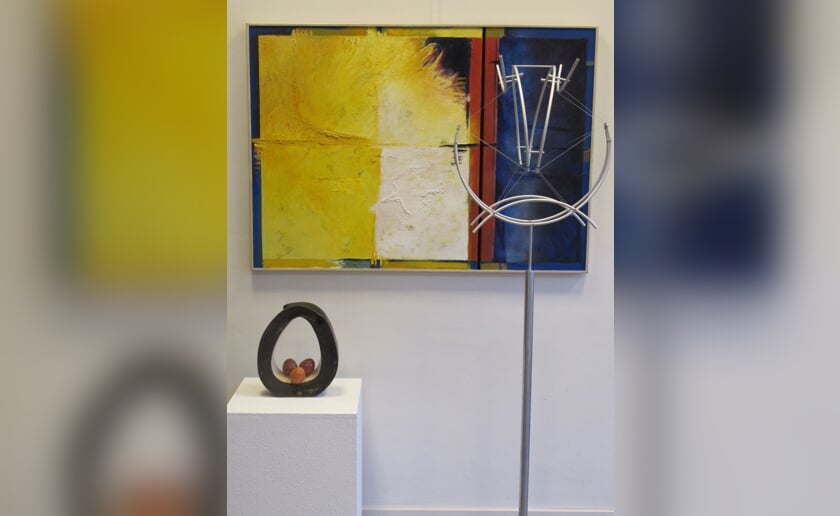 Impressie van een van de werken van de expositie in Museum Boxtel.