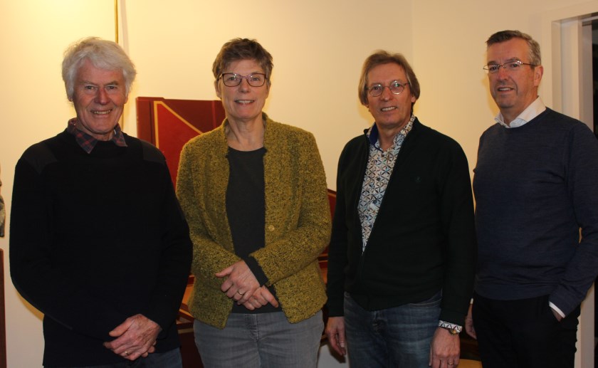 David Andreae, Corrie Terlouw, Maarten Koelink en Laurens Felix laten iedereen meegenieten van Klassiek in de Kerken. Foto Wendy van Lijssel